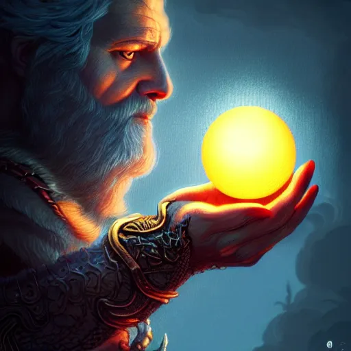 Prompt: odin holds his hands on the dragon orb, beautiful detailed pixelart by albertov, intricate details, beautiful, dithered gradients, volumetric lighting, cgsociety, artstation, smooth, sharp focus, 2 d illustration, by greg rutkowski, amazing art by dan mumford, by anato finnstark