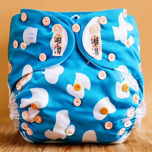 Image similar to kawaii babyish disposable diaper design