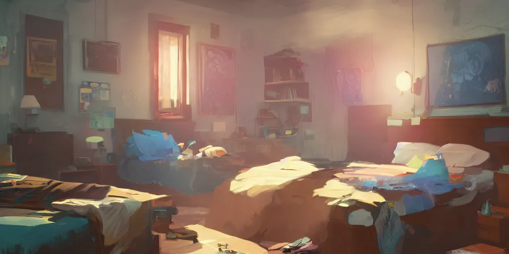 Image similar to an environmental concept art of life is strange, chloe price, bedroom interior, highly detailed, environmental light, close up, cinematic by francis tneh and ilya kuvshinov