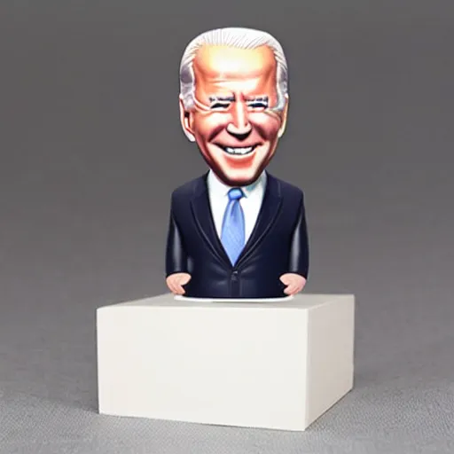 Image similar to joe biden plastic figure bobblehead toy