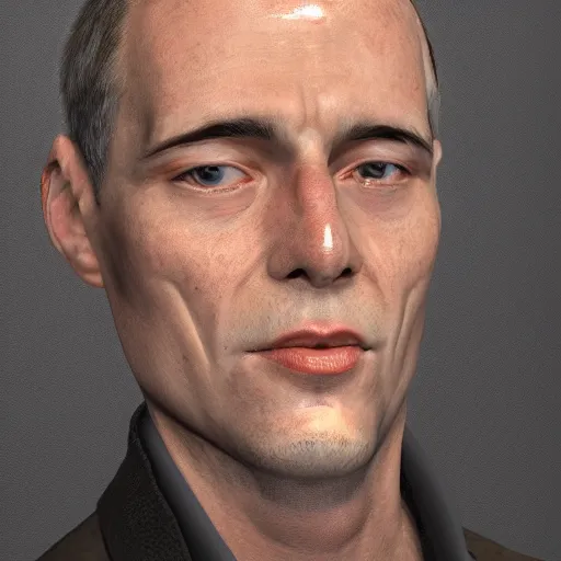Image similar to portrait of luc lecointre, handsome, 4 k, high quality, ultra realistic