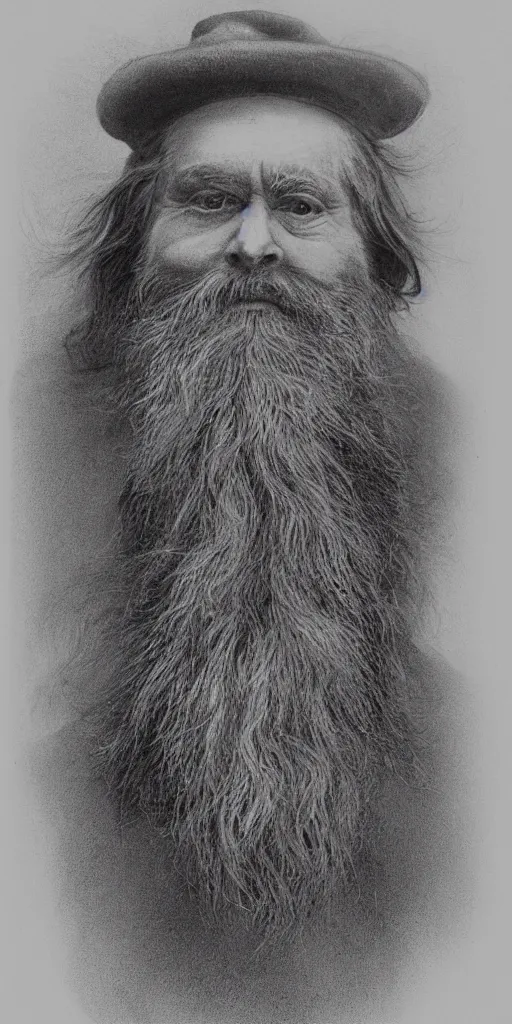 Prompt: a detailed portrait of a old bearded man