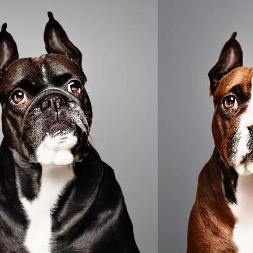 Image similar to a dog with steve harvey's face, studio lighting, steve harvey, 4 k, photorealistic, award winning