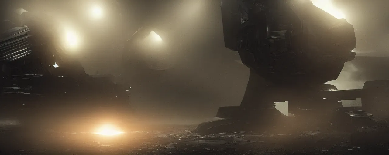 Image similar to dark scifi, octane render