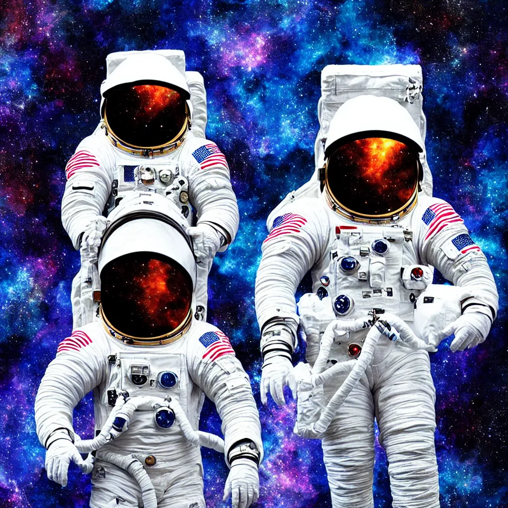 Image similar to astronaut suit, in deep dark cosmos portrait watercolor dramatic lighting cinematic establishing shot extremely high detail foto