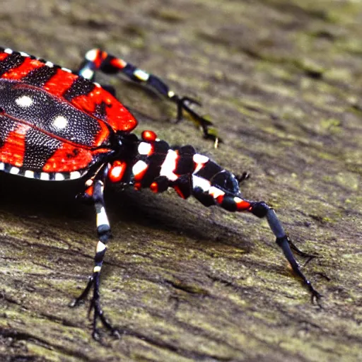 Prompt: spotted lanternfly