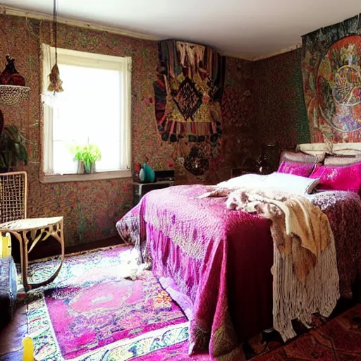 Image similar to Bohemian Bedroom