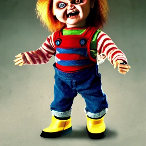 Image similar to Chucky the killer doll from the movie Child's Play