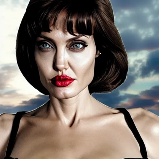 Image similar to an amazing award winning photo of angelina jolie as dora