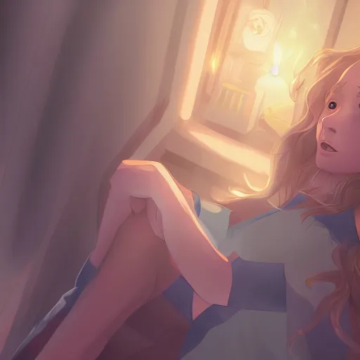 Prompt: J.K. Rowling as Hermione Granger, ambient lighting, 4k, anime key visual, lois van baarle, ilya kuvshinov, rossdraws, artstation