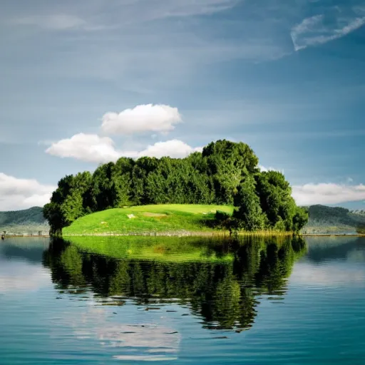 Image similar to a lake within an island within a lake within an island within a lake within an island