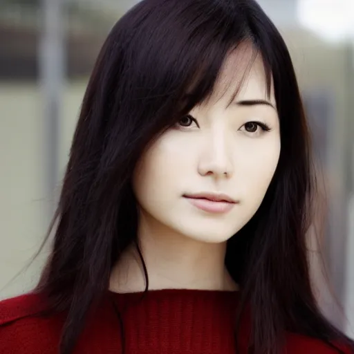 Image similar to face of a 30 years old beautiful Japanese woman