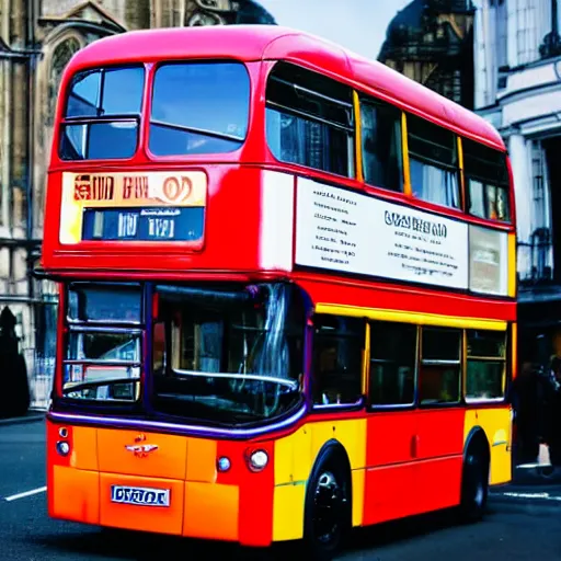 Image similar to shining chrome london bus