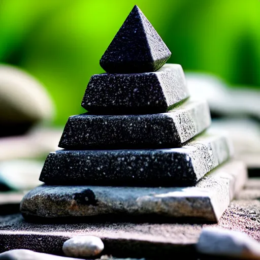 Image similar to zen stone pyramid