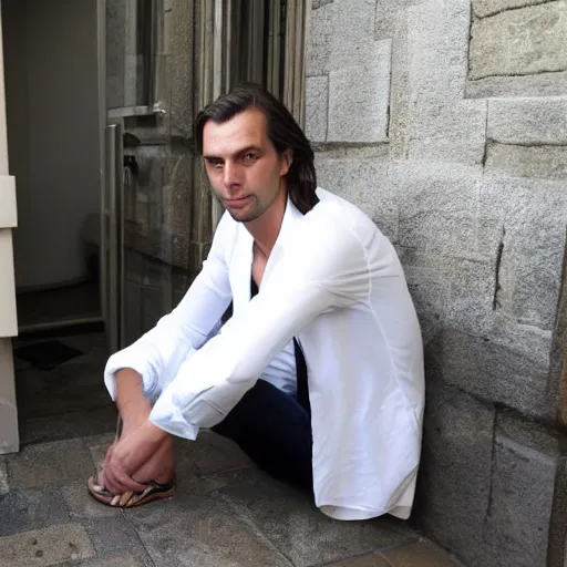 Image similar to thierry baudet on a bidet