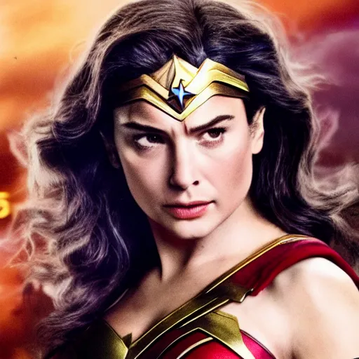 Image similar to Robert de Niro as Wonderwoman, 8k UHD