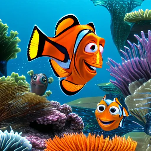 Image similar to live action finding nemo