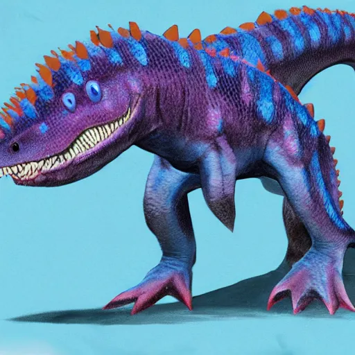 Image similar to fish dinosaur concept art