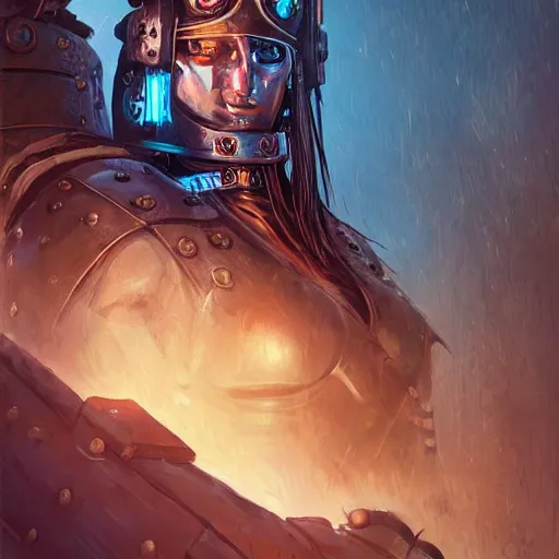 Image similar to cyberpunk viking helmet mask warrior goddess robot ninja fantasy, art gta 5 cover, official fanart behance hd artstation by jesper ejsing, by rhads, makoto shinkai and lois van baarle, ilya kuvshinov, ossdraws