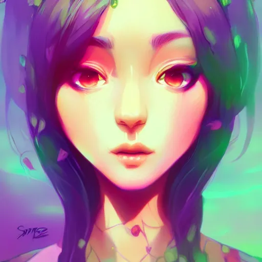 Prompt: portrait of a beautiful hippie, art by lois van baarle and ross tran and sam yang and ilya kuvshinov and guweiz, digital art, high detail, sharp focus, unreal engine 5, trending on artstation, deviantart, pinterest, 4 k uhd image