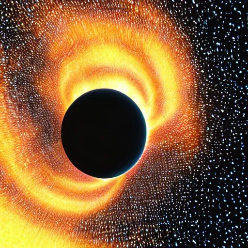 Prompt: pulsar into a black hole