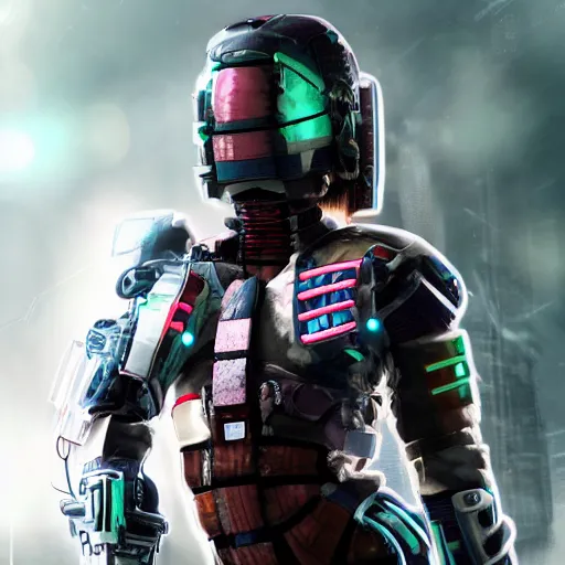 Prompt: a portrait of a full body beautiful futuristic dead space asian girl, young with long hair, wearing dead space suit, hyper - realistic, very detailed, intricate, very sexy pose, slight smile expression, photo realistic, dramatic cinematic lighting, octane render, 4 k, ultra detailed