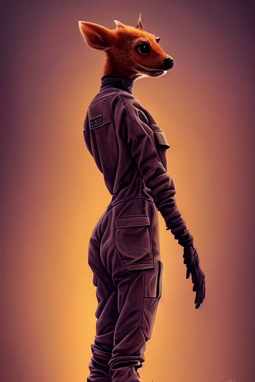 Image similar to epic professional digital art of female anthropomorphic ant wearing air force jumpsuit, painting, by leesha hannigan, iris van herpen, artstation, cgsociety, wlop, epic, much wow, much detail, gorgeous, detailed, cinematic, masterpiece