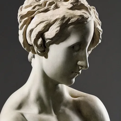 Image similar to “ a extremely detailed female figure stunning sculpture by bernini in 1 9 th century ”