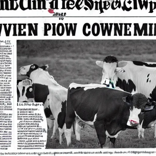 Image similar to cow pie eating contest, newspaper photograph