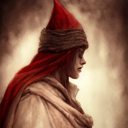 Image similar to portrait, female anthropomorphic cardinal druid, watercolor, dramatic lighting, cinematic, establishing shot, extremely high detail, foto realistic, cinematic lighting, pen and ink, intricate line drawings, by Yoshitaka Amano, Ruan Jia, Kentaro Miura, Artgerm, post processed, concept art, artstation, matte painting, style by eddie mendoza, raphael lacoste, alex ross,