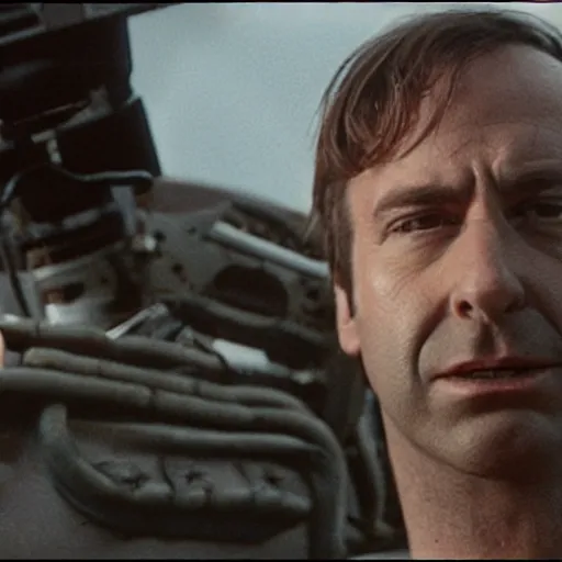 Image similar to film still of crew member saul goodman in aliens