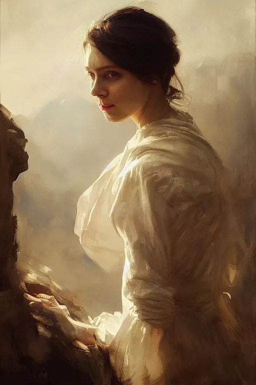 Image similar to beautiful portrait of anthropomorphic loaf of bread steve buscemi, art by anders zorn, wonderful masterpiece by greg rutkowski, beautiful cinematic light, american romanticism thomas lawrence, greg rutkowski