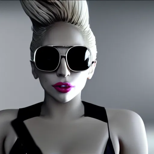 Prompt: lady gaga made in unreal engine 5