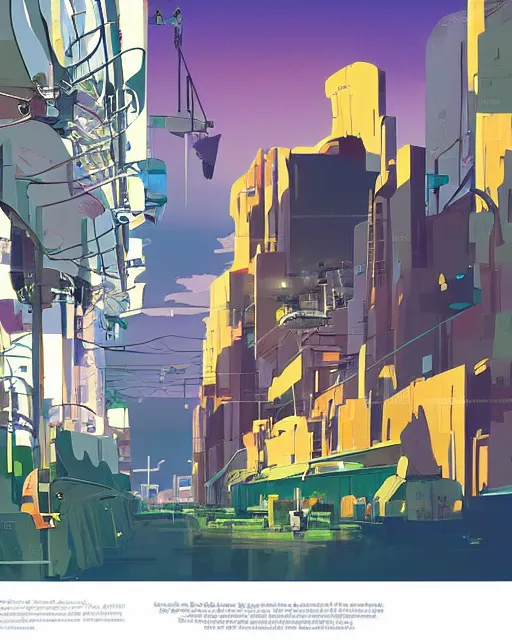 Image similar to science. clean cel shaded vector art. illustration art by makoto shinkai and and john berkey