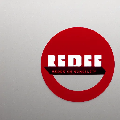 Image similar to modern logo for a game company. red