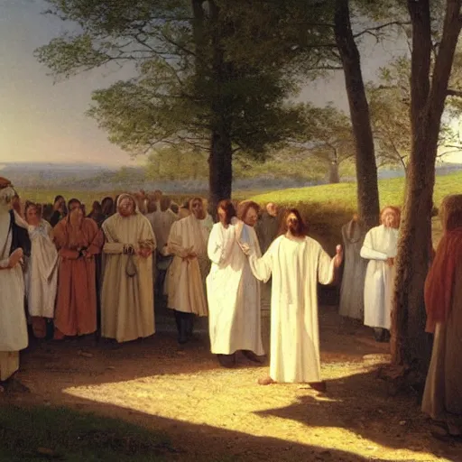 Image similar to A painting depicting the resurrection of Jesus Christ, (Jean Jules Linden), Peter Ilsted