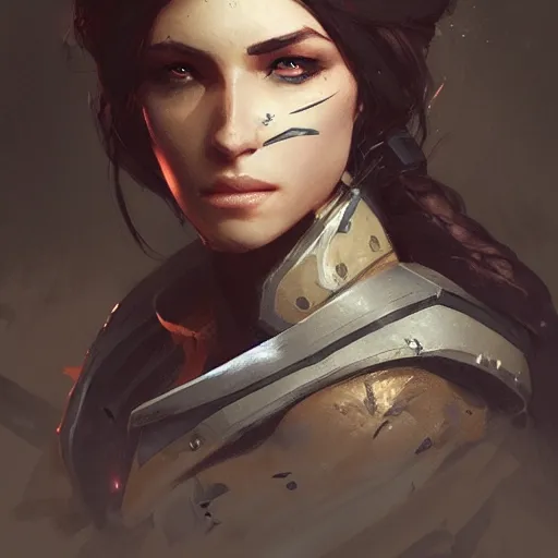 Prompt: Beautiful female ranger character portrait, Dungeons and Dragons, by Greg Rutkowski, trending on artstation, 4K