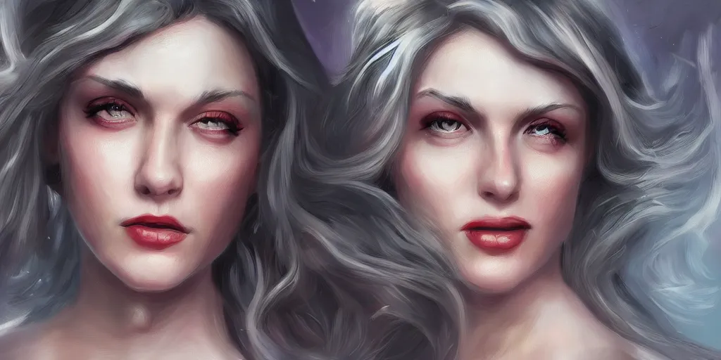 Image similar to Merlin Monroe as beautiful strong woman, digital painting, Trending on Artstation, well-rendered