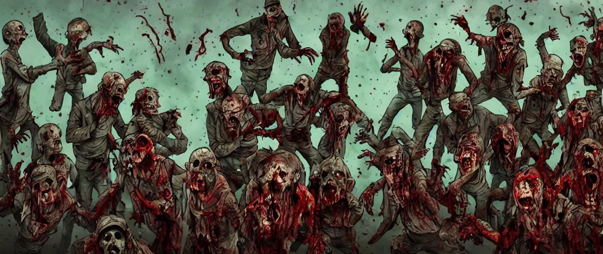 Image similar to zombie horde