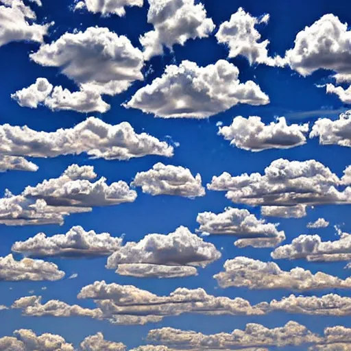 Prompt: clouds shaped like ben folds. blue sky, apophenia