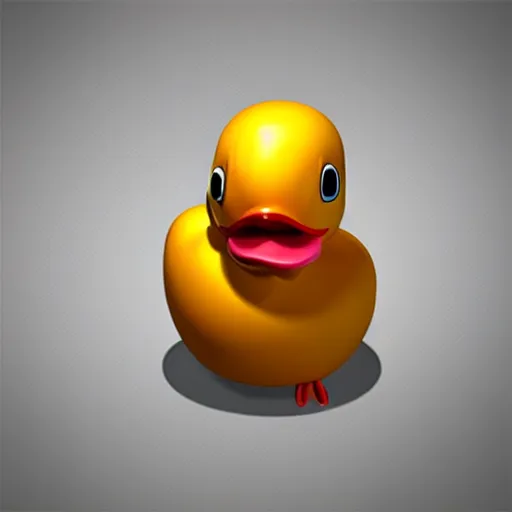 Prompt: rubber duck horror mutant, hyperrealistic drawing, trending on art station, raytracing, unreal engine
