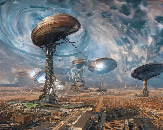 Image similar to realistic textured magnetosphere, complex vortex, large array, ornate, cinematic light shadows, refractions, insanely detailed rendering, cybernetic civilisations, 8 k