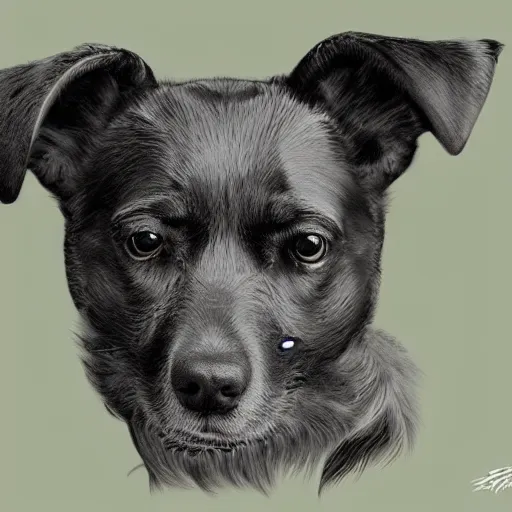 Prompt: a cybeepunk dog,digital art,realistic,detailed