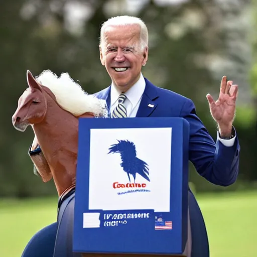 Prompt: joe biden with the body of a pegasus, coolmath. com