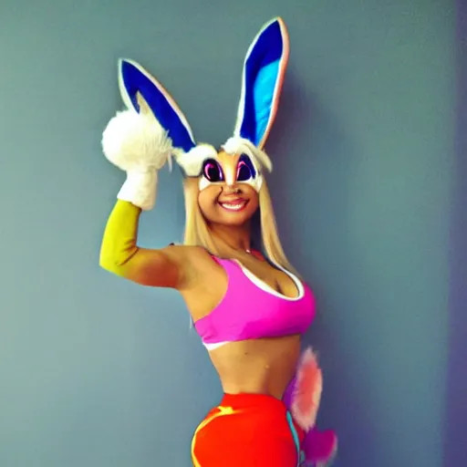 Prompt: nicki bella as lola bunny,