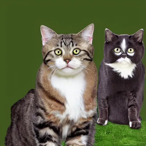 Image similar to an animal that has two heads, one of a cat and one of a dog