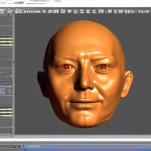 Image similar to face uv map