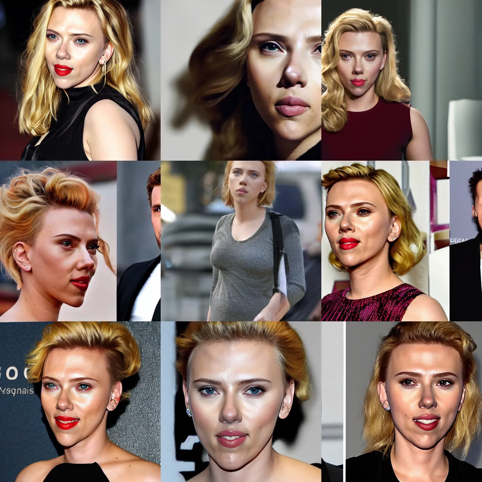 Prompt: Scarlett Johansson as a man