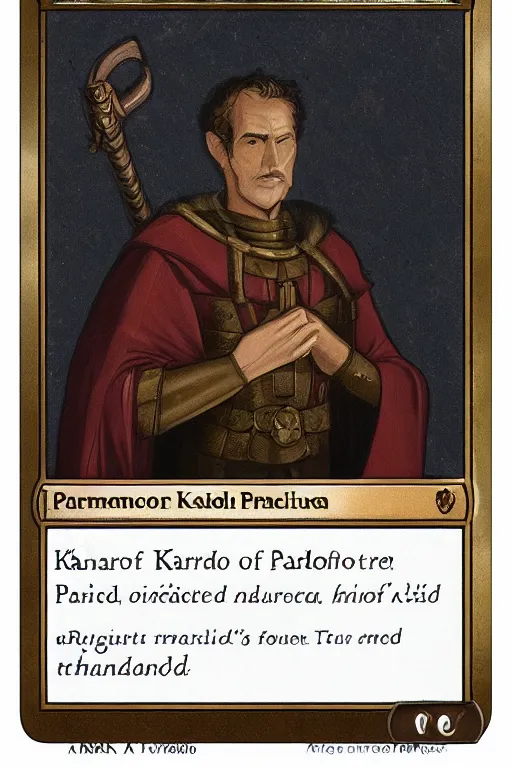 Prompt: portrait of karadoc in kaamelott