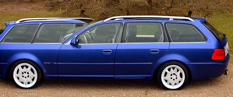 Image similar to Flannel-made Audi A4 B6 Avant (2002) made out of flannel